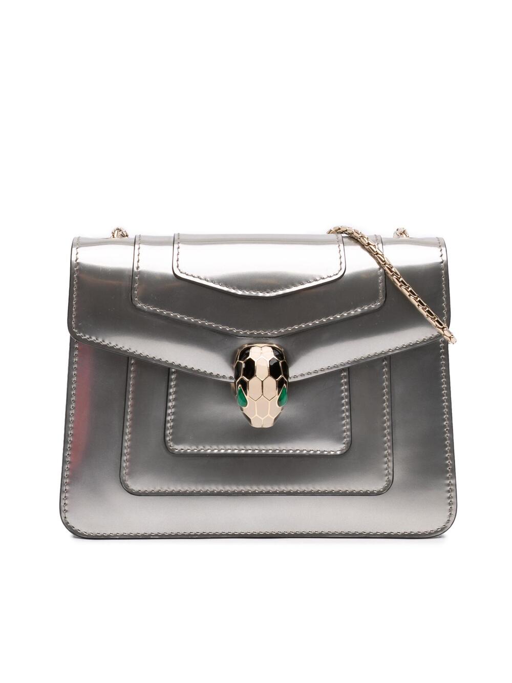Bvlgari Small Patent Serpenti Forever #353962B84B